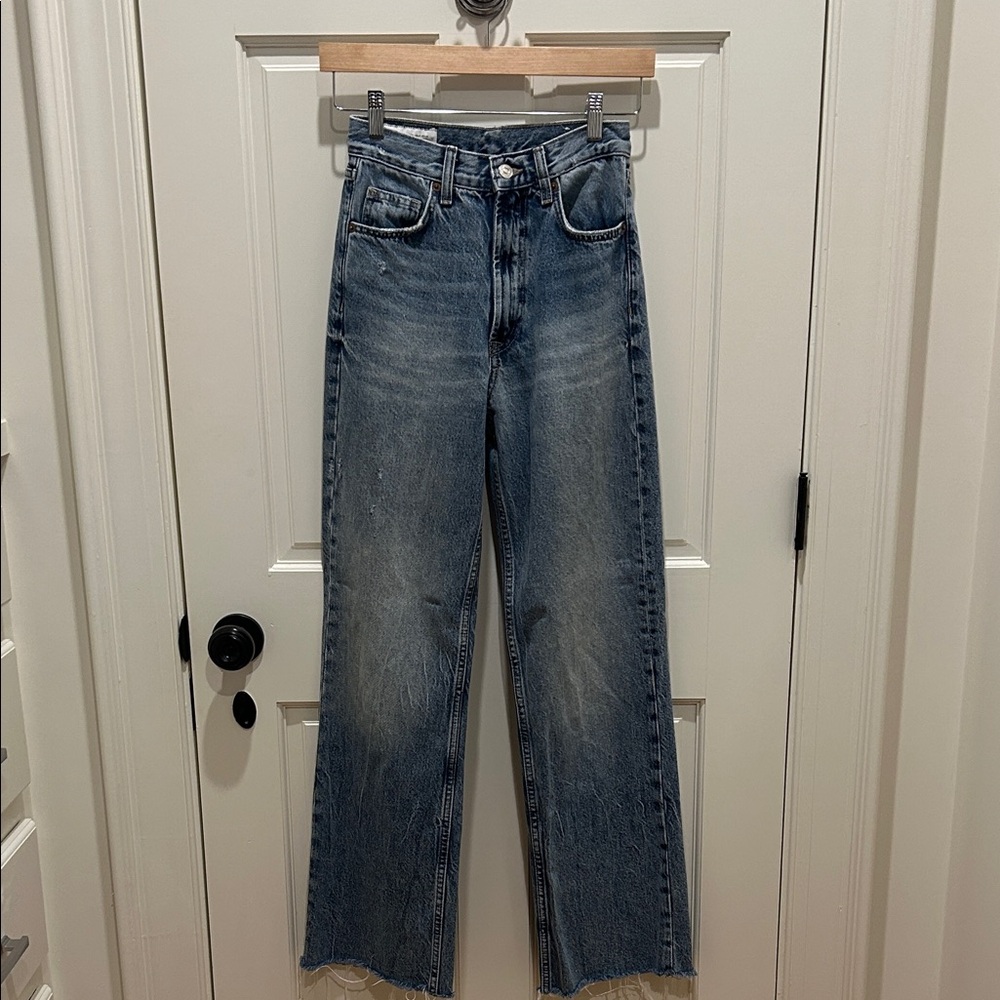 Zara high waist wide leg Women's Jeans
